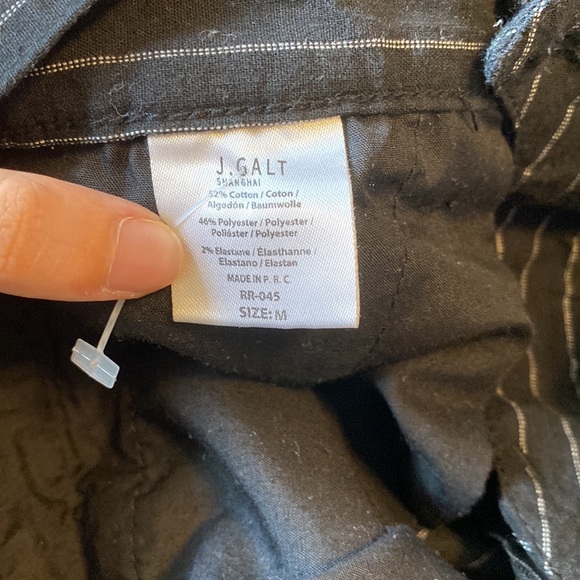 Brandi Melville / J. Galt navy striped trousers. Fits like a size 2 - Picture 3 of 3